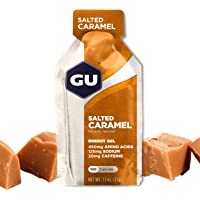 GU Energy Gel Energizante de Caramelo Salado - Paquete de 24 x 32 gr - Total: 768 gr